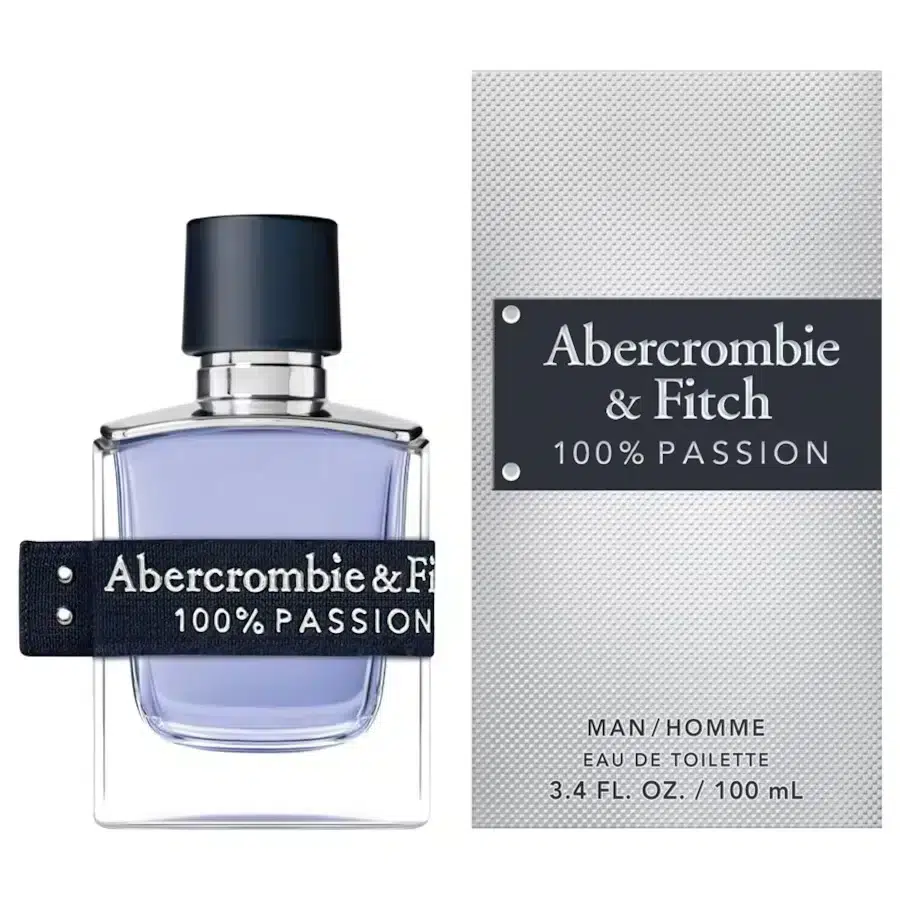 Abercrombie & Fitch 100% Passion Man EDT 100 ml frasco y caja