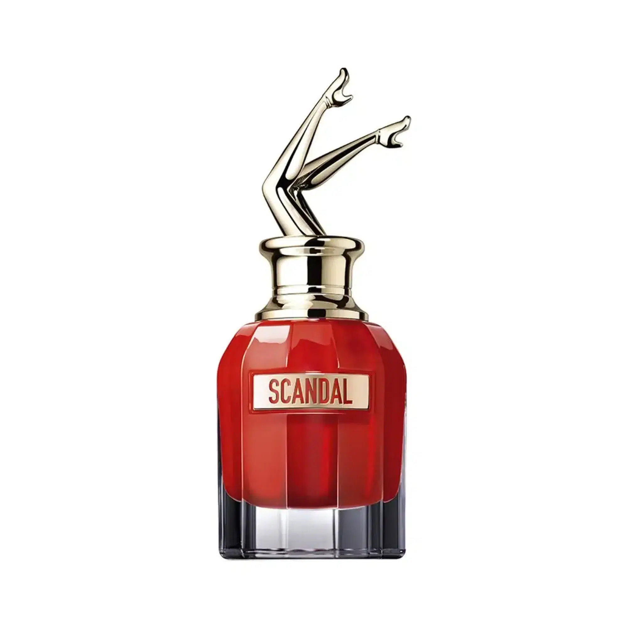 Detalle del frasco Jean Paul Gaultier Scandal Pour Femme Le Parfum 80ml